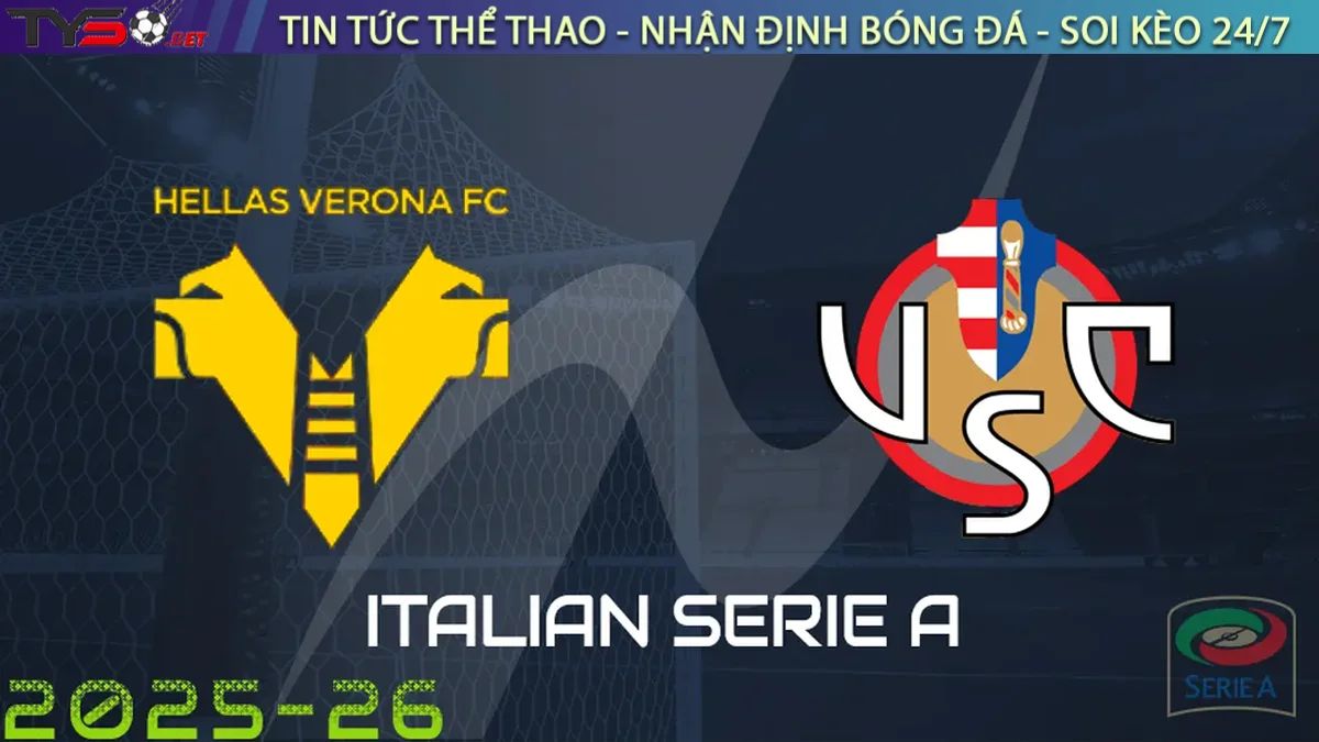 Nhận định Verona vs Cremonese, 23h30 ngày 15/09/2025 Serie A