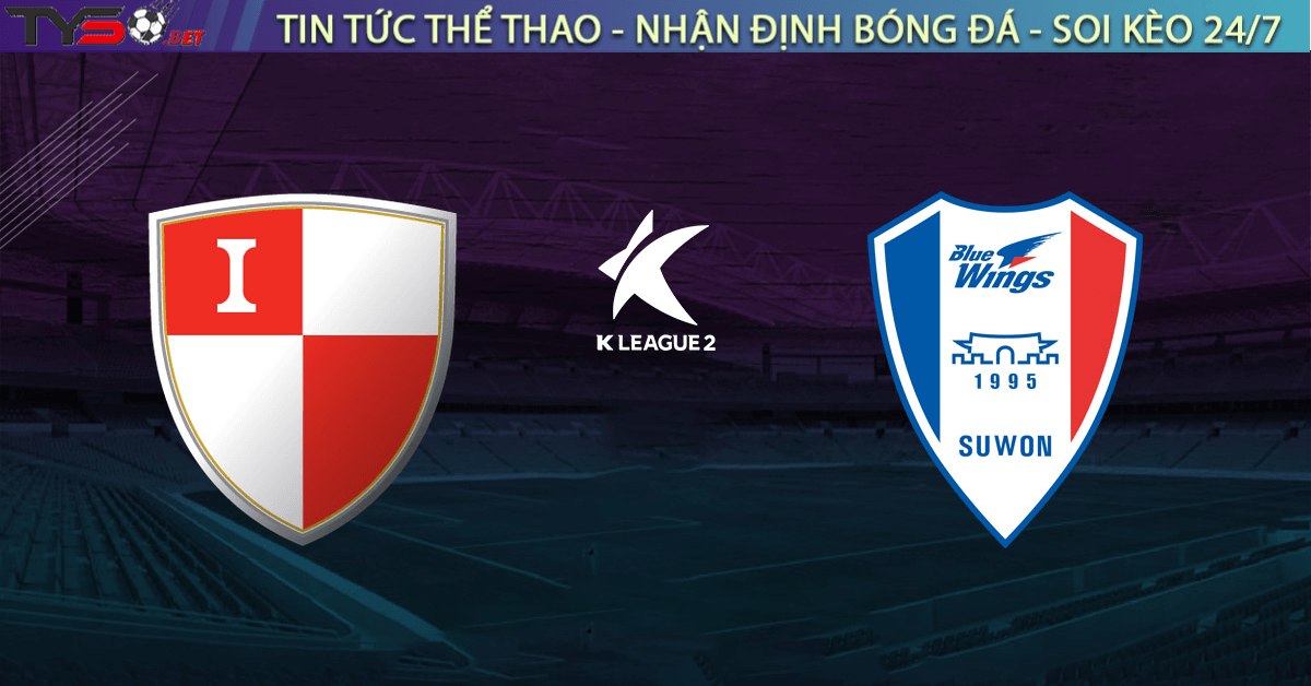 Nhận định Busan I’Park vs Suwon Bluewings, 17h00 ngày 06/09 – K League 2