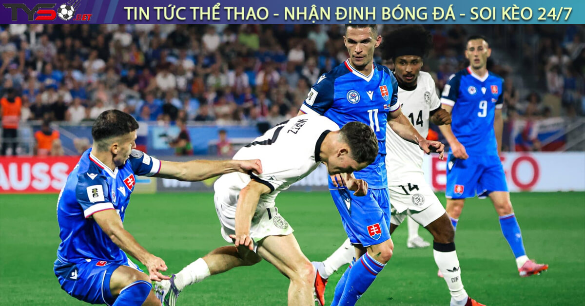 Nhận định Luxembourg vs Slovakia, 01h45 ngày 08/09 – Vòng loại World Cup 2026