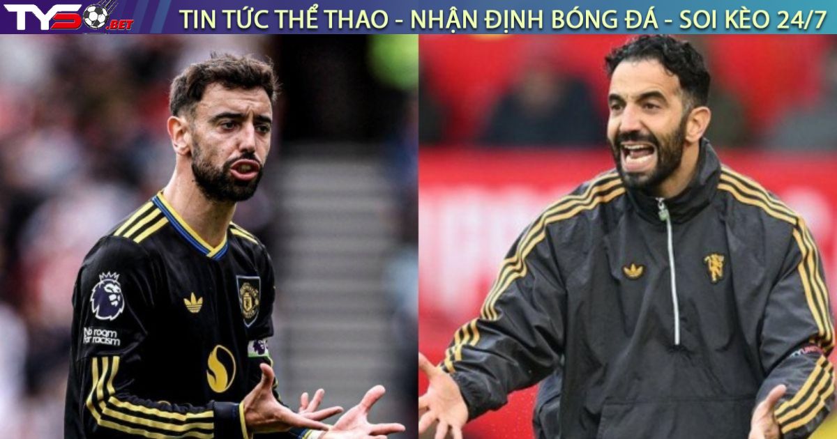 Bruno Fernandes bất mãn với Ruben Amorim