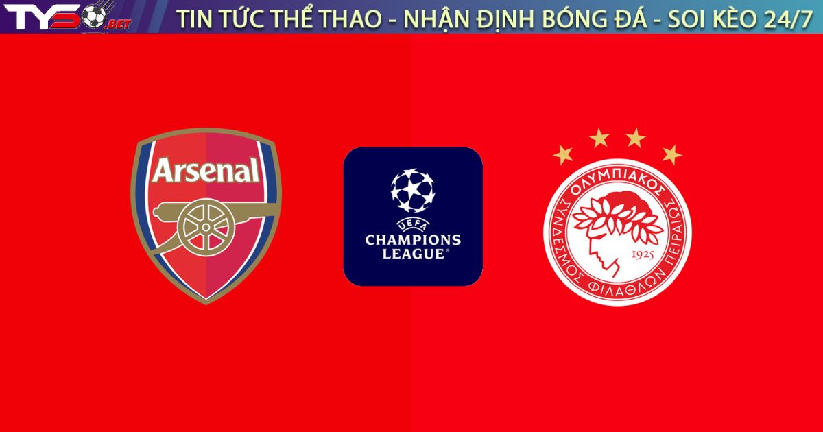 Nhận định bóng đá Arsenal vs Olympiacos, 02h00 ngày 02/10/2025 – UEFA Champions League