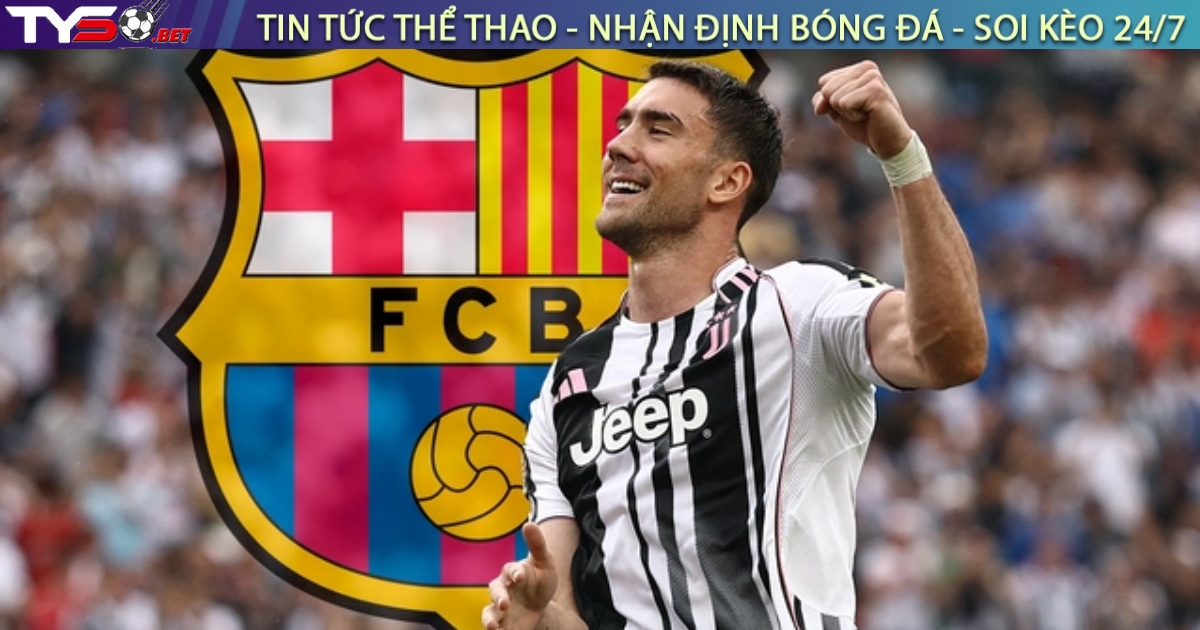 Barcelona nhắm Dusan Vlahovic làm người kế nhiệm Robert Lewandowski