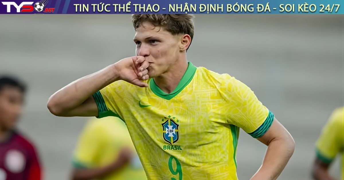“Haaland Brazil” 17 tuổi lọt vào tầm ngắm của Manchester City