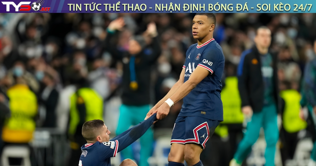 Verratti: “Mbappe rời đi không phải lý do giúp PSG vô địch Champions League”