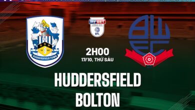 Nhận định Huddersfield vs Bolton (2h00 ngày 17/10) – Vòng 13 Hạng 3 Anh (League One) 2025/26