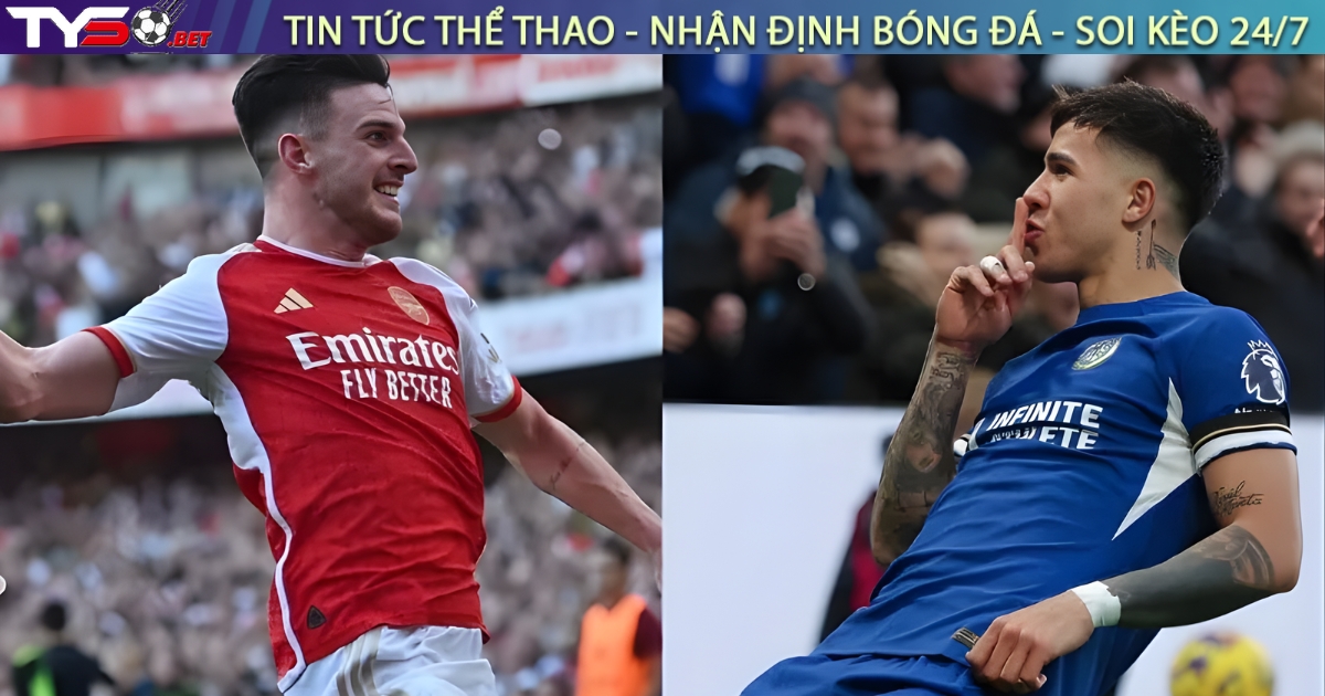 Huyền thoại Arsenal so sánh giữa Enzo Fernandez và Declan Rice: “Fernandez giỏi, nhưng Rice toàn diện hơn”