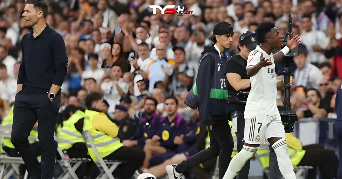 Xabi Alonso lên tiếng sau phản ứng của Vinícius Júnior trong trận El Clásico