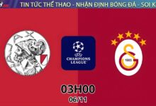 Nhận định Ajax vs Galatasaray, 03h00 ngày 06/11 - UEFA Champions League