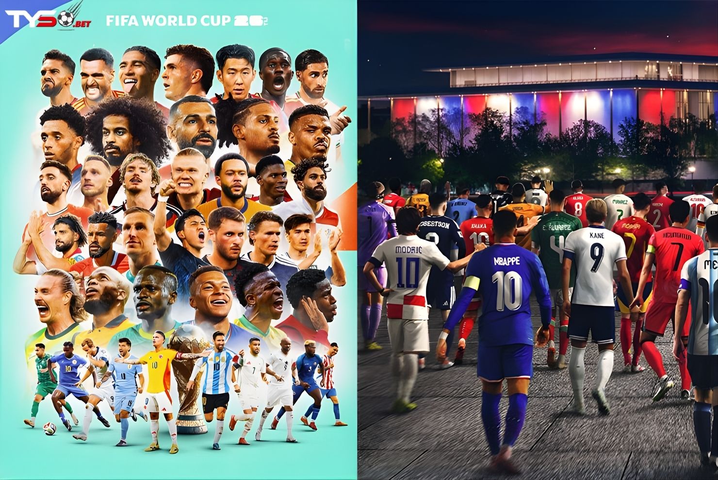 FIFA tiếp tục gây tranh cãi với poster World Cup 2026 mới: Messi ở trung tâm, Ronaldo xuất hiện nhưng vẫn “lép vế”