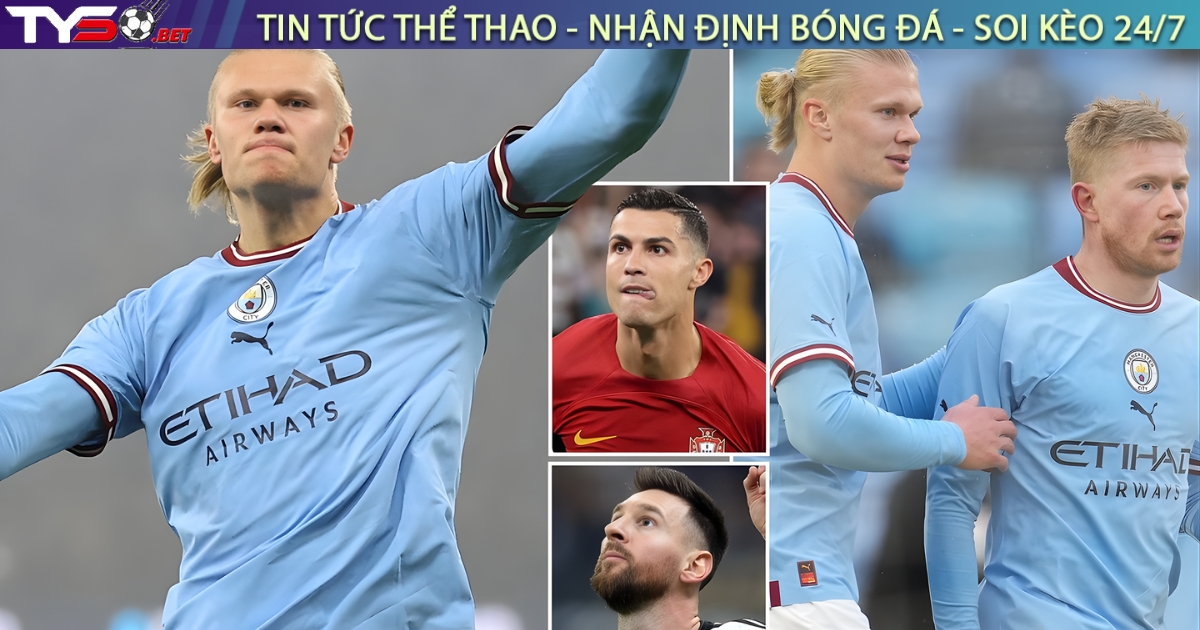 Pep Guardiola: “Haaland ở đẳng cấp của Ronaldo và Messi” – đồng thời chỉ trích trọng tài sau trận thắng Bournemouth