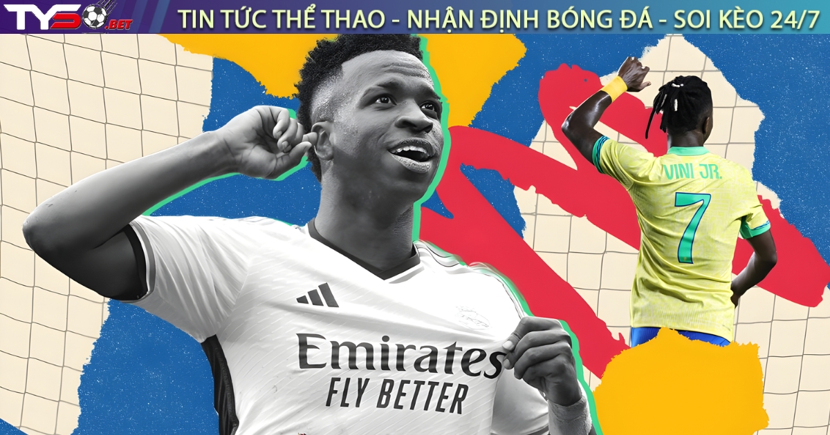 Man City được cho là đang tìm cách ngăn Vinicius Jr gia hạn với Real Madrid