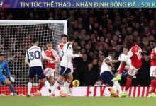 Richarlison ghi siêu phẩm từ gần giữa sân, khiến Emirates sững lặng trong trận derby Bắc London