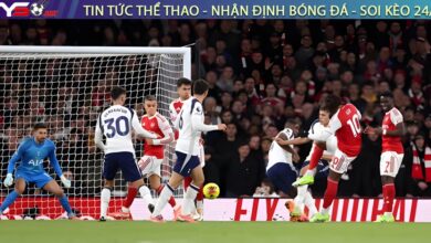 Richarlison ghi siêu phẩm từ gần giữa sân, khiến Emirates sững lặng trong trận derby Bắc London