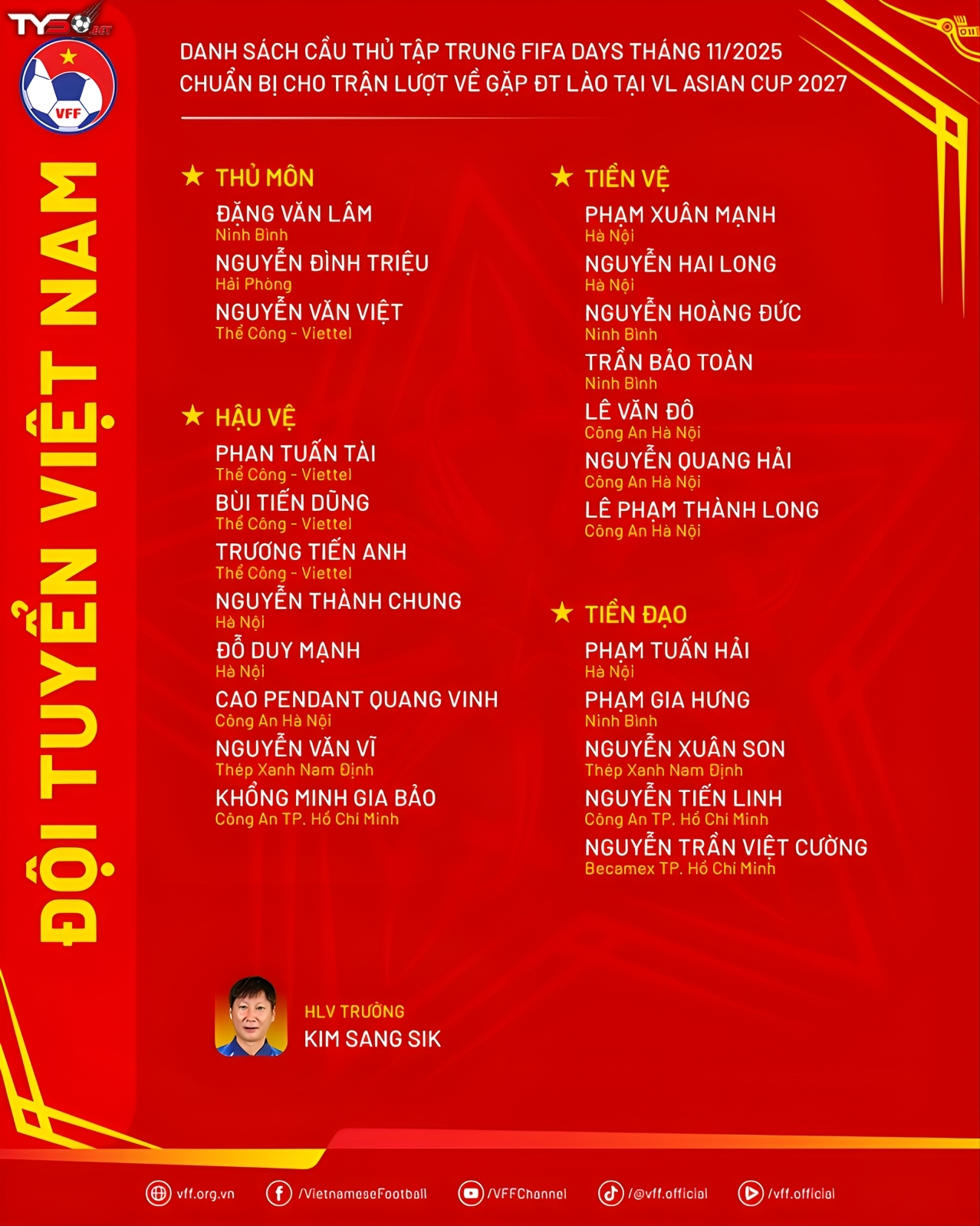 Xuân Son tái xuất đội tuyển Việt Nam sau 10 tháng dưỡng thương, mang theo kỳ vọng lớn cho hàng công