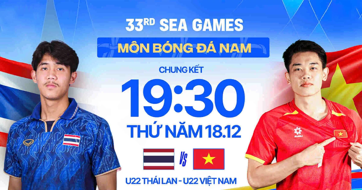 Thailand U22 vs Vietnam U22 19:30 18/12, SEA Games: Chung kết trong mơ