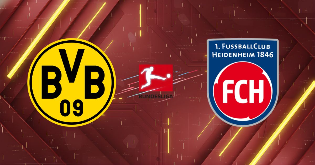 Nhận định Borussia Dortmund vs 1. FC Heidenheim: Cơn Thịnh Nộ Của "Gã Khổng Lồ" Hay "Ngựa Ô" Lập Nên Kỳ Tích?