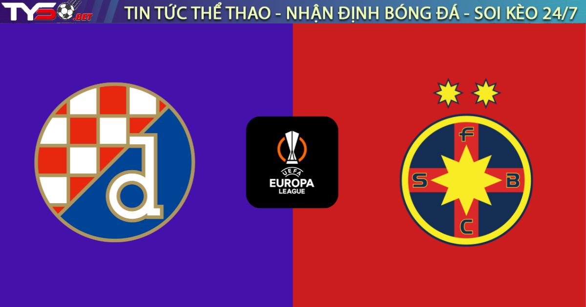 Nhận định Dinamo Zagreb vs FCSB: Maksimir Mở Hội, "Sao Đỏ" Thành Bucharest Tắt Lịm