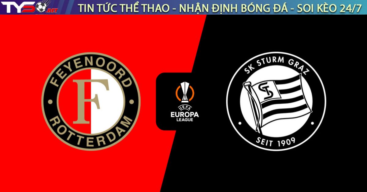 Nhận định Feyenoord vs Sturm Graz, 00:45 ngày 23/01: De Kuip mở hội
