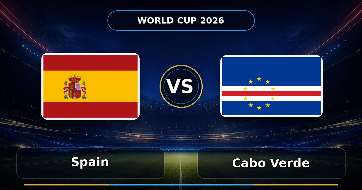 013 spain vs cabo verde