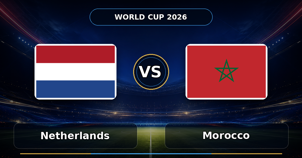 108 netherlands vs morocco