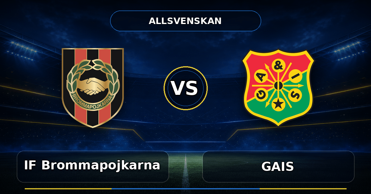 Nhận định Brommapojkarna vs GAIS, 00:00