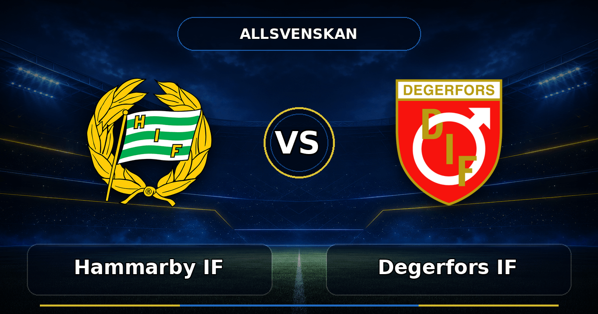 Nhận định Hammarby IF vs Degerfors, 21h30