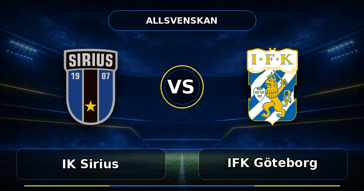 Nhận định , soi kèo IK Sirius vs IFK Göteborg 19h00