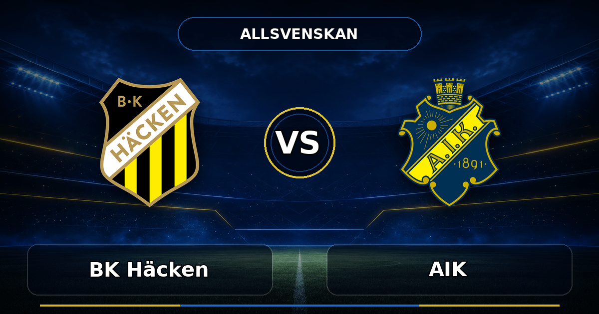 Nhận định BK Häcken vs AIK, 00:00