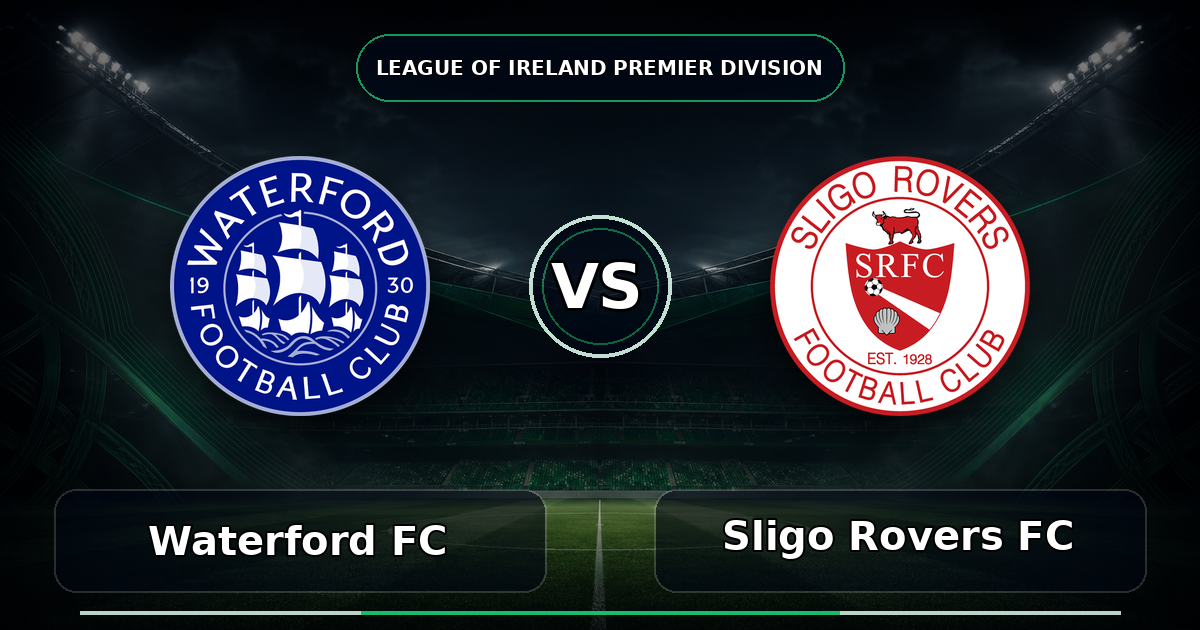 123 waterford fc vs sligo rovers fc
