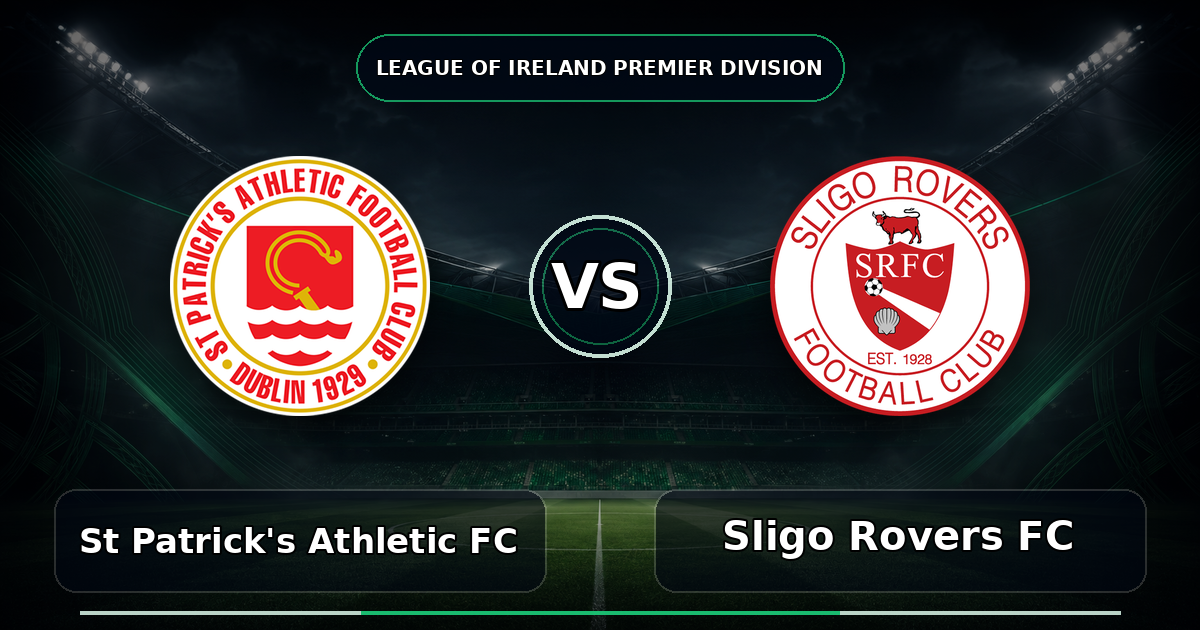 128 st patricks athletic fc vs sligo rovers fc