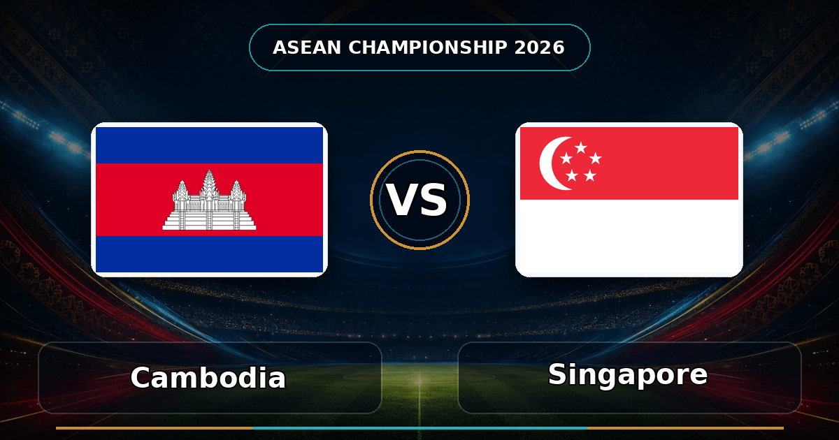 Nhận định Cambodia vs Singapore 19h00