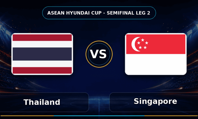 Nhận định Thailand vs Singapore