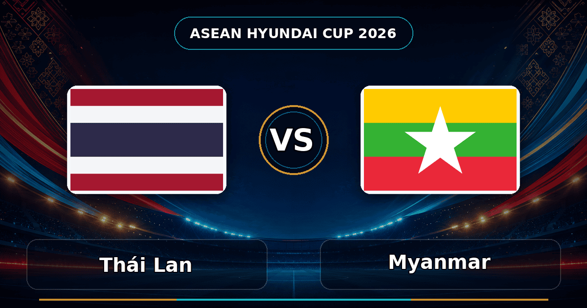 Nhận định Thái Lan vs Myanmar