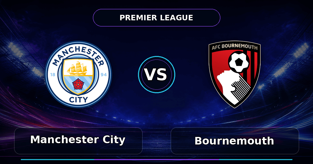 Nhận định Manchester City vs Bournemouth