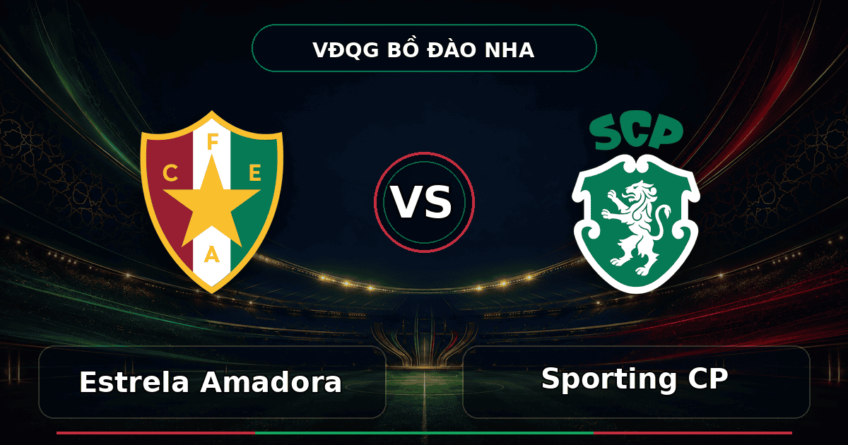 Nhận định Estrela Amadora vs Sporting CP