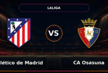 Nhận định Atlético de Madrid vs CA Osasuna