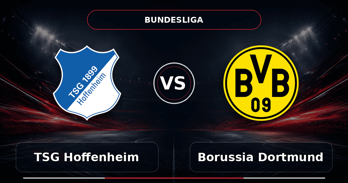 Nhận định TSG Hoffenheim vs Borussia Dortmund