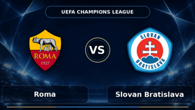 Nhận định Roma vs Slovan Bratislava - Match Card