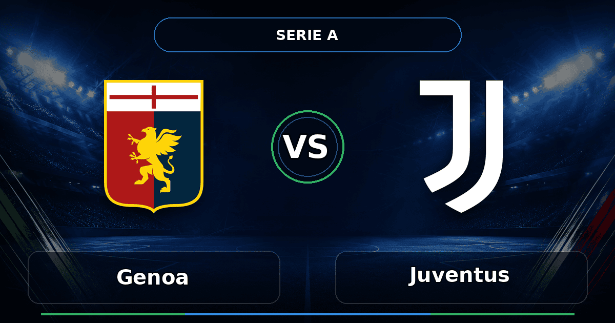 Nhận định Genoa vs Juventus - Match Card