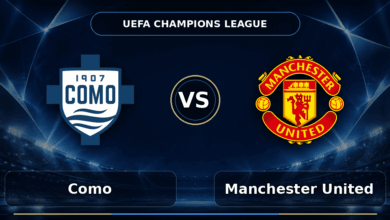 Nhận định Como vs Manchester United - Match Card