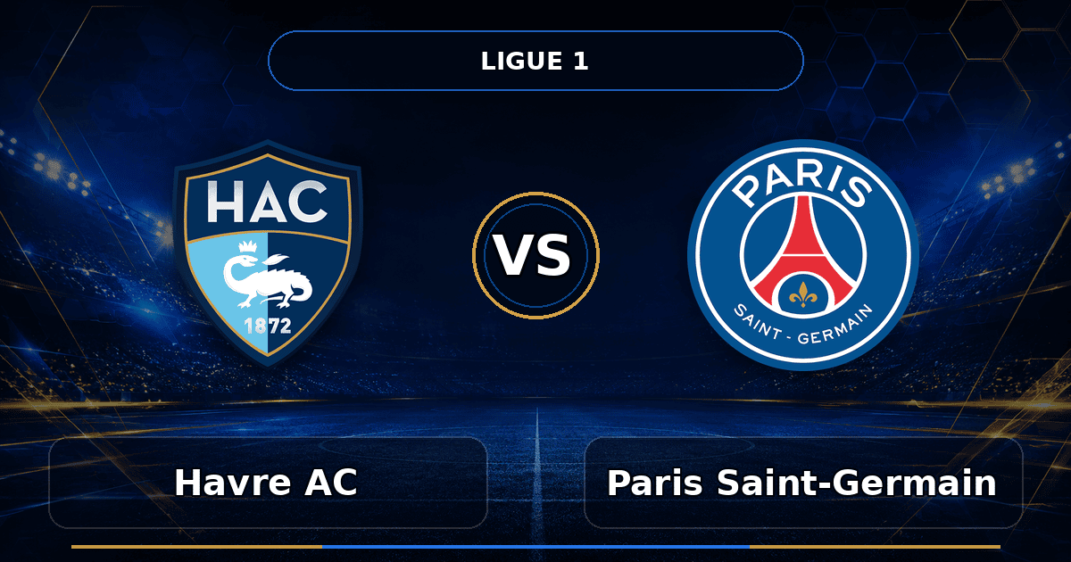 Nhận định Havre AC vs Paris Saint-Germain - Match Card