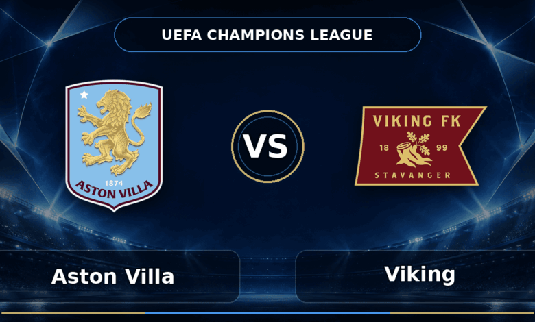 Nhận định Aston Villa vs Viking - Match Card