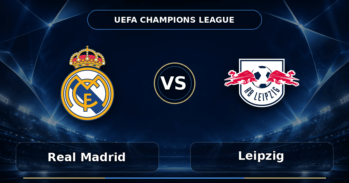 Nhận định Real Madrid vs Leipzig - Match Card