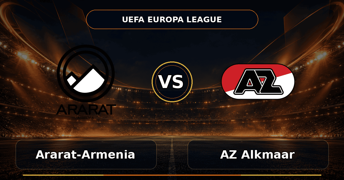 Nhận định Ararat-Armenia vs AZ Alkmaar - Match Card
