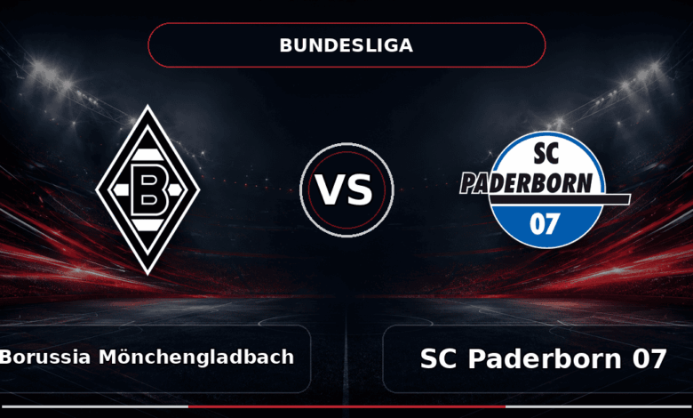 Nhận định Borussia Mönchengladbach vs SC Paderborn 07 - Match Card