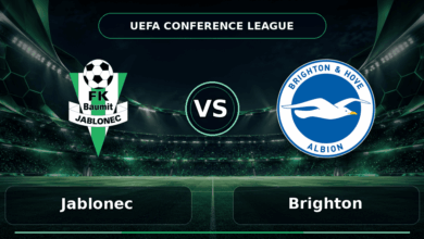 Nhận định Jablonec vs Brighton - Match Card