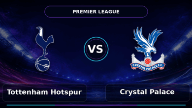 Nhận định Tottenham Hotspur vs Crystal Palace - Match Card