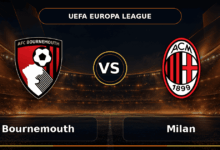 Nhận định Bournemouth vs Milan - Match Card