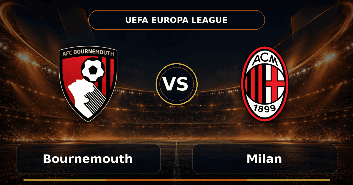 Nhận định Bournemouth vs Milan - Match Card