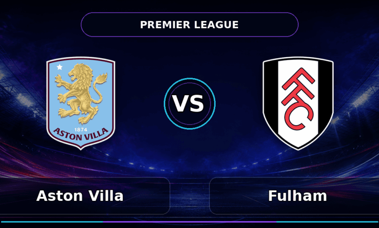 Nhận định Aston Villa vs Fulham - Match Card